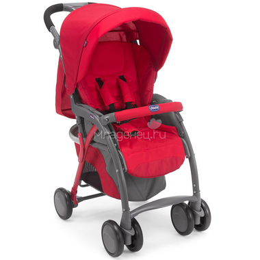 Коляска прогулочная Chicco Simplicity Plus Top Red 0