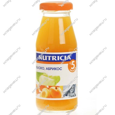 Сок Nutricia 175 мл Яблоко с абрикосом (с 5 мес.) 0
