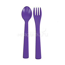Набор UINLUI для кормления Ложка и вилка (фиолетовый)