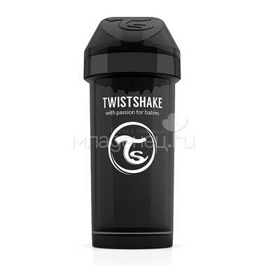 Поильник Twistshake Kid Cup 360 мл (с 12 мес) черный 1