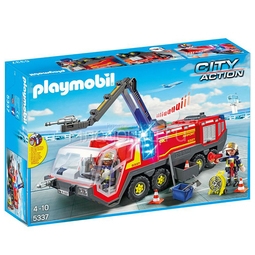 Игровой набор Playmobil Городской аэропорт Пожарная машина со светом и звуком