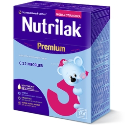 Заменитель Nutrilak Premium 350 гр № 3 (с 12 мес)
