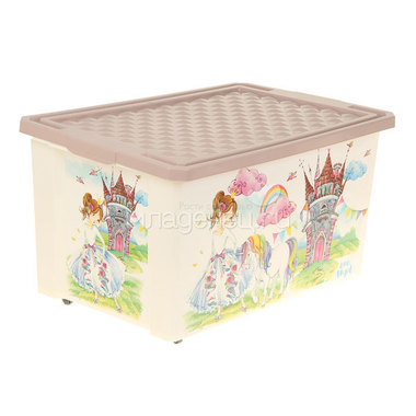 Ящик для хранения игрушек Little Angel X-Box Сказочная Принцесса 57л 0