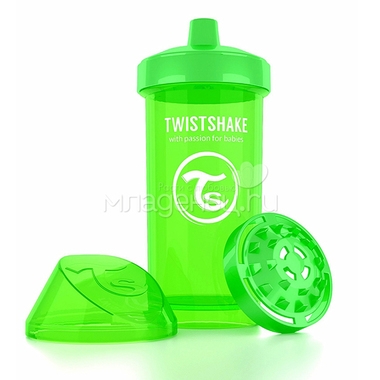 Поильник Twistshake Kid Cup 360 мл (с 12 мес) зеленый 0