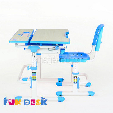 Набор мебели FunDesk Lavoro парта и стул Blue 0
