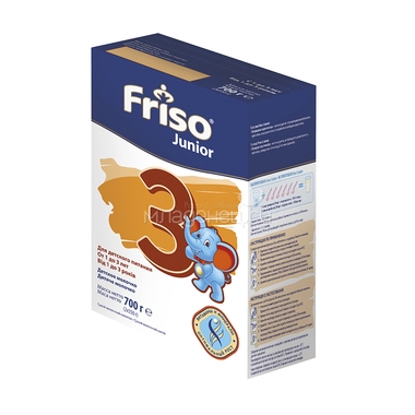 Заменитель Friso Junior 700 гр (коробка) №3 (с 12 мес) 0