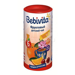 Чай детский Bebivita быстрорастворимый 200 гр Фруктовый (с 6 мес)