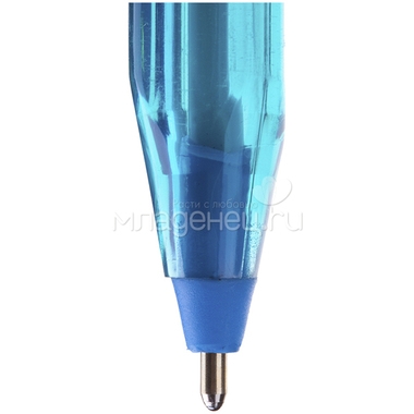 Ручка шариковая PAPER MATE INKJOY 100 с колпачком Голубая 1 мм 2