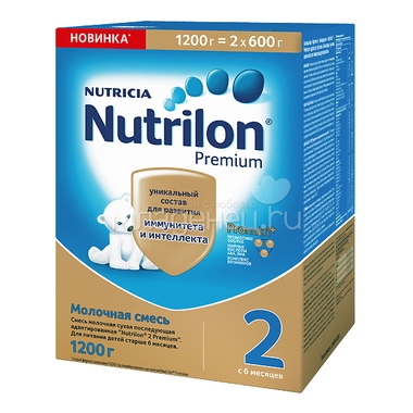 Заменитель Nutricia Nutrilon Premium 1200 гр №2 (с 6 до 12 мес) 0