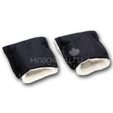 Муфты-рукавички Чудо-Чадо меховые Черный 0