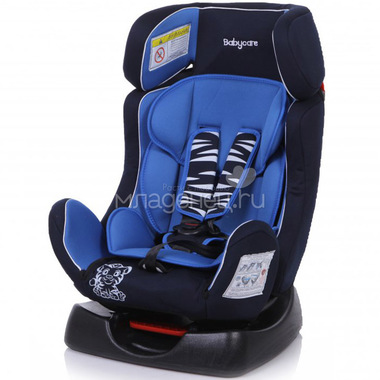 Детское автомобильное кресло Baby Care BC-719 Люкс Тигрёнок Синее 0