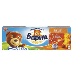 Пирожное Медвежонок Барни бисквитное Со сгущенкой