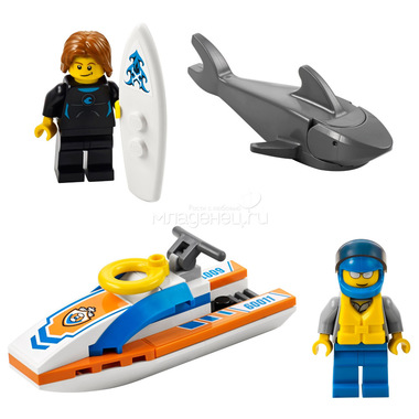 Конструктор LEGO City 60011 Спасение сёрфингиста 0
