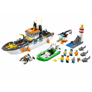 Конструктор LEGO City 60014 Патруль береговой охраны 0