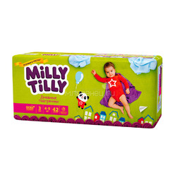 Подгузники Milly Tilly дневные Midi 4-9 кг (42 шт) Размер 3