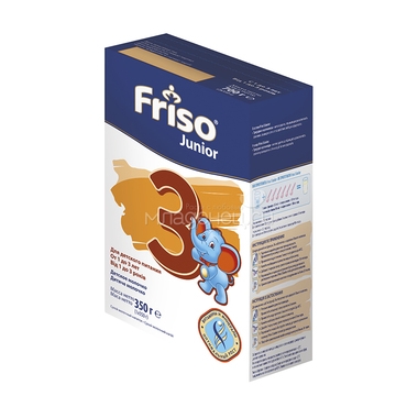 Заменитель Friso Junior 350 гр (коробка) №3 (с 12 мес) 0