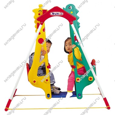 Качели Haenim Toy Жираф для двоих детей (DS-710) 0
