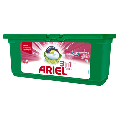 Капсулы для стирки Ariel 3 в 1 PODS Touch of Lenor Fresh 30 х 28,8 гр 0