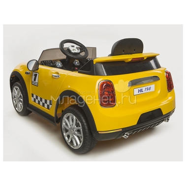 Электромобиль Toyland Mini Cooper HL198 Желтый 3