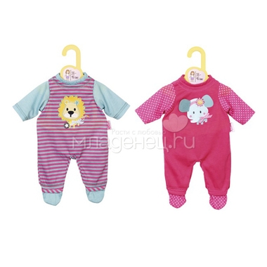 Одежда для кукол Zapf Creation Baby Born Комбинезончики в ассортименте (2 вида) 0