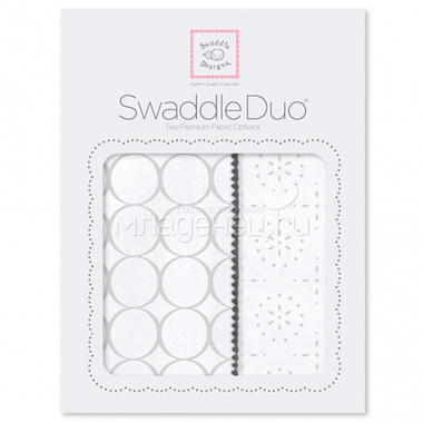 Набор пеленок SwaddleDesigns Swaddle Duo ST Mod C/Sparklers 0