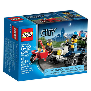 Конструктор LEGO City 60006 Полицейский квадроцикл 3