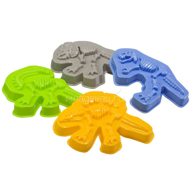 Набор для игр с песком Happy Baby Формочки Dinosaurs 330403 0