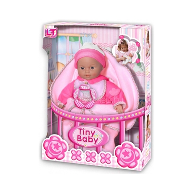 Кукла LOKO TOYS Tiny Baby с конвертом для новорожденных 1