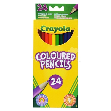 Карандаши цветные Crayola 24 штуки 0