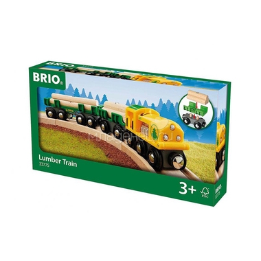 Игровой набор BRIO Товарный поезд Лесовоз 3