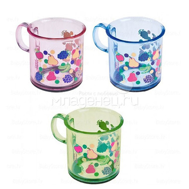 Чашка Canpol Babies С антискользящим дном розовая (с 12 мес) 1