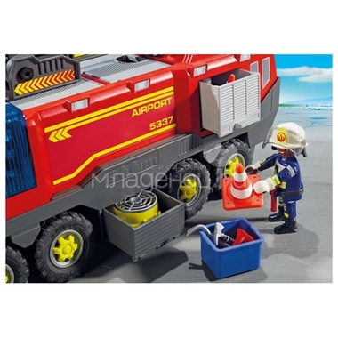 Игровой набор Playmobil Городской аэропорт Пожарная машина со светом и звуком 5