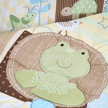 Комплект детского постельного белья Giovanni Shapito 7 предметов Froggy Friends 7