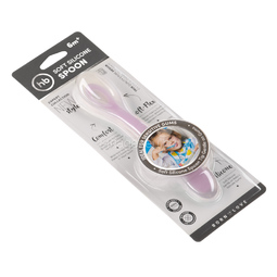Ложка Happy Baby Для кормления Soft silikon Spoon (c 6 мес) фиолетовая