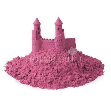 Набор песочница и формочки Космический песок Розовый 1 кг 3
