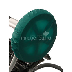 Чехлы Чудо-Чадо на колеса коляски 4 шт., d = 28-38 см Зеленый
