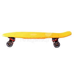 Скейтборд Y-SCOO Big Fishskateboard 27" винил 68,6х19 с сумкой Orange/Black