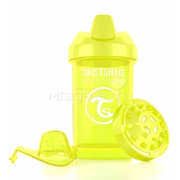 Поильник Twistshake Crawler Cup 300 мл (с 8 мес) желтый