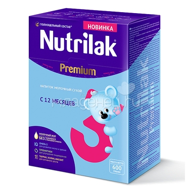 Заменитель Nutrilak Premium 600 гр № 3 (с 12 мес) 0