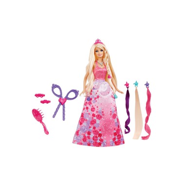 Кукла Barbie Принцесса и аксессуары для создания сказочной прически 0