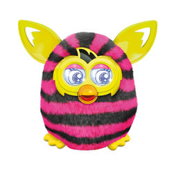 Интерактивная игрушка Furby Boom Теплая волна Розово-черный в полоску