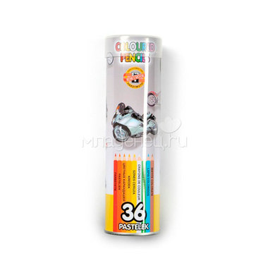 Набор карандашей цветных KOH-I-NOOR 36 цветов в металлическом пенале 0