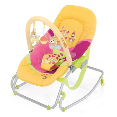 Кресло-качалка Brevi Baby Rocer с игрушками 558ST 91 0