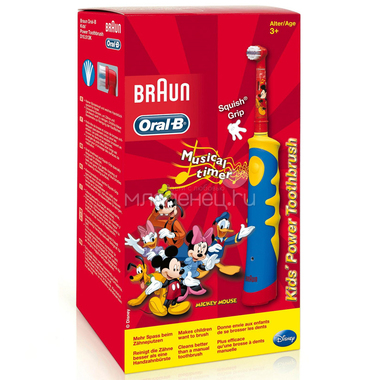 Зубная щетка электрическая Oral-B Mickey for Kids (с 3-х лет) 1