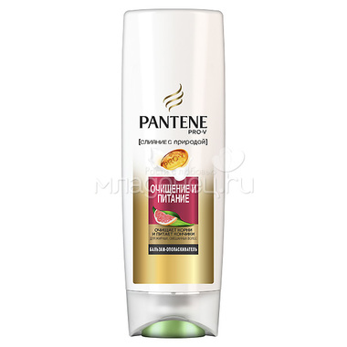 Бальзам-ополаскиватель для волос Pantene Очищение и питание 400 мл 0