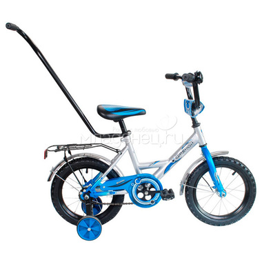 Велосипед двухколесный RT МУЛЬТЯШКА Френди 12" XB1201 с ручкой Синий 0
