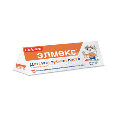 Зубная паста детская Элмекс (Colgate) от 1 до 6 лет 50 мл 0