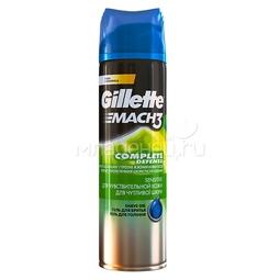 Гель для бритья Gillette MACH3 200 мл для чувствительной кожи