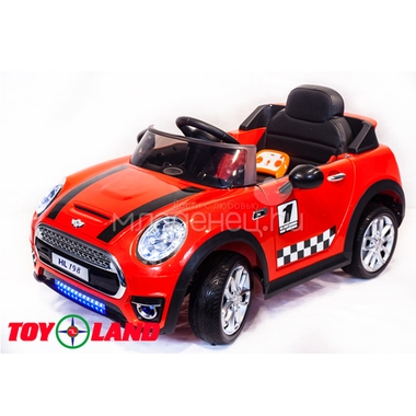 Электромобиль Toyland Mini Cooper HL198 Красный 0