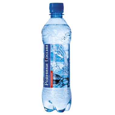 Вода минеральная Родники России 1,5 л Газированная 1,5 л (пластик) 0